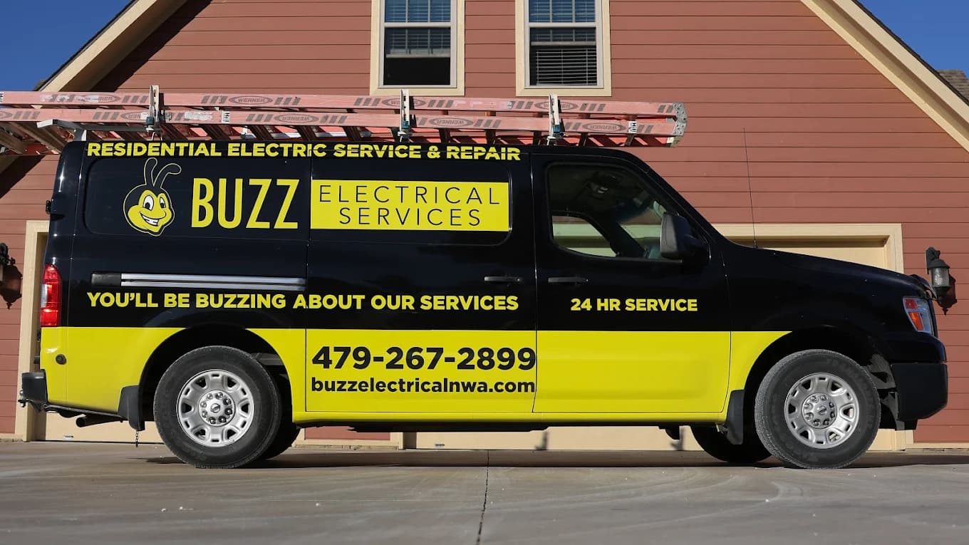 Buzz Electrical Services branded service van